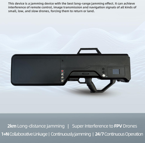 (6/8frequency bands) HandheldJamming Device